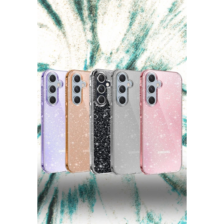 BFS  Samsung Galaxy A14 4G Kılıf Glow Kapak - Siyah