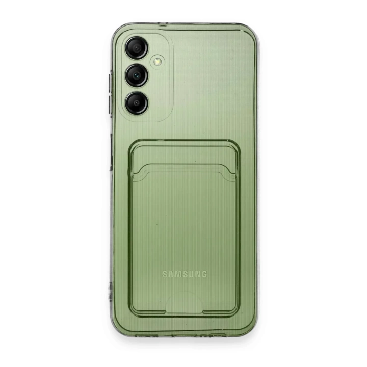 BFS  Samsung Galaxy A14 4G Kılıf Kart Şeffaf Silikon - Şeffaf