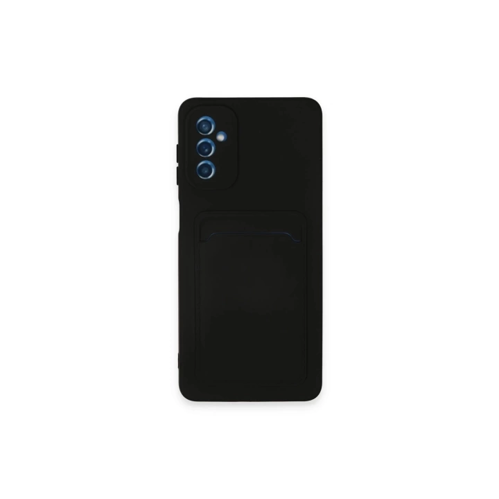 BFS Samsung Galaxy A14 4G Kılıf Kelvin Kartvizitli Silikon - Siyah