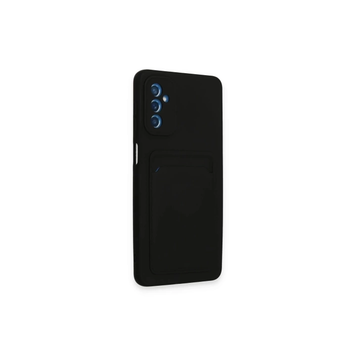 BFS Samsung Galaxy A14 4G Kılıf Kelvin Kartvizitli Silikon - Siyah