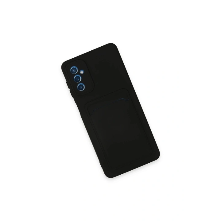 BFS Samsung Galaxy A14 4G Kılıf Kelvin Kartvizitli Silikon - Siyah