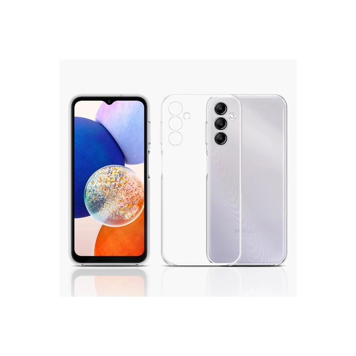 BFS  Samsung Galaxy A14 4G Kılıf Lüx Şeffaf Silikon