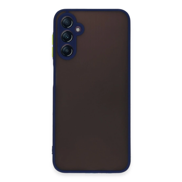 BFS  Samsung Galaxy A14 4G Kılıf Montreal Silikon Kapak - Lacivert