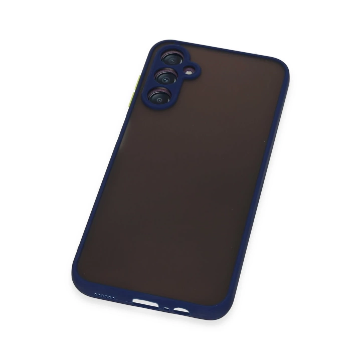 BFS  Samsung Galaxy A14 4G Kılıf Montreal Silikon Kapak - Lacivert