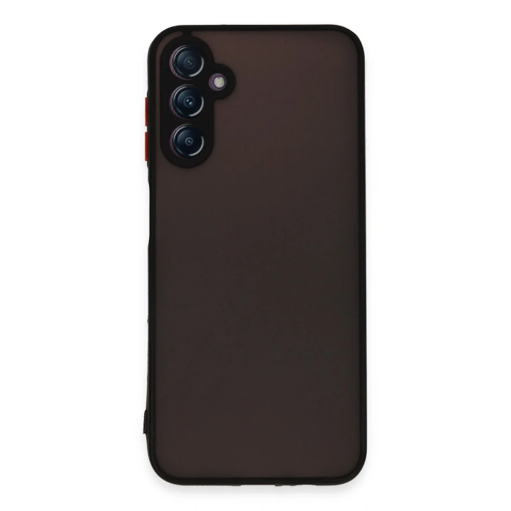 BFS  Samsung Galaxy A14 4G Kılıf Montreal Silikon Kapak - Siyah