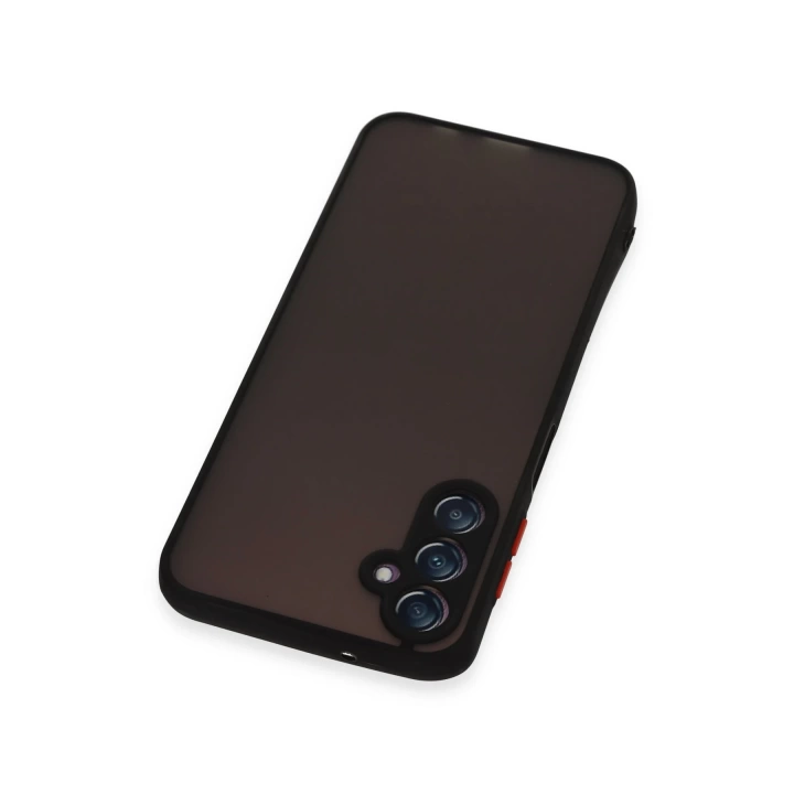 BFS  Samsung Galaxy A14 4G Kılıf Montreal Silikon Kapak - Siyah