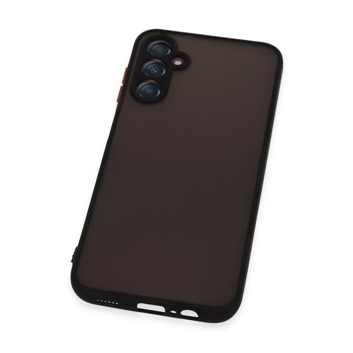BFS  Samsung Galaxy A14 4G Kılıf Montreal Silikon Kapak - Siyah