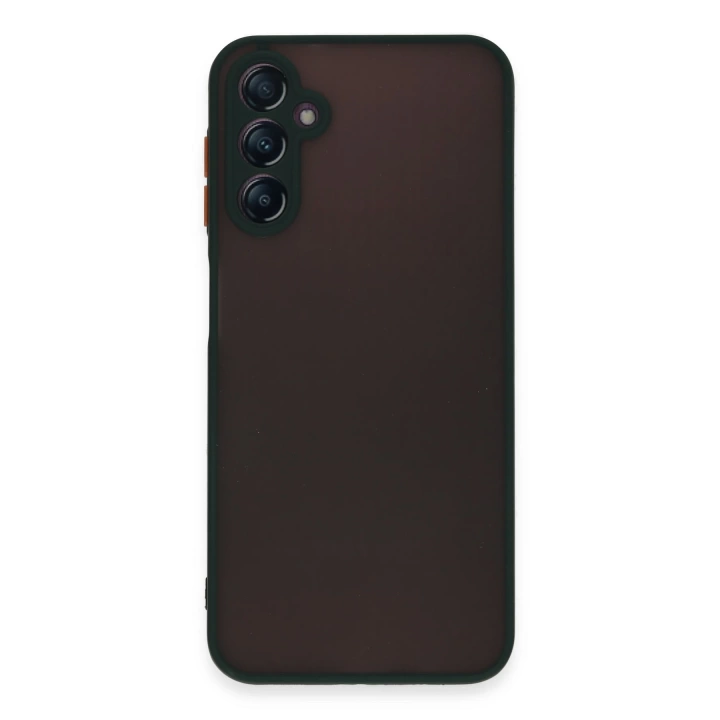 BFS  Samsung Galaxy A14 4G Kılıf Montreal Silikon Kapak - Yeşil