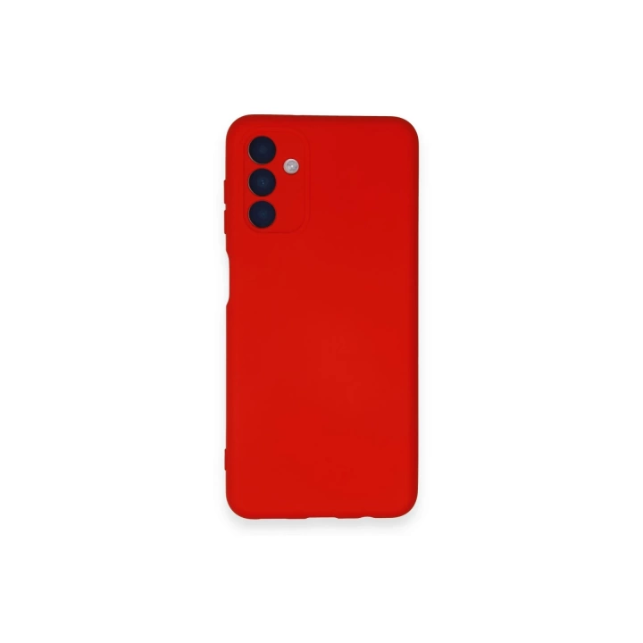 BFS  Samsung Galaxy A14 4G Kılıf Nano içi Kadife Silikon - Kırmızı