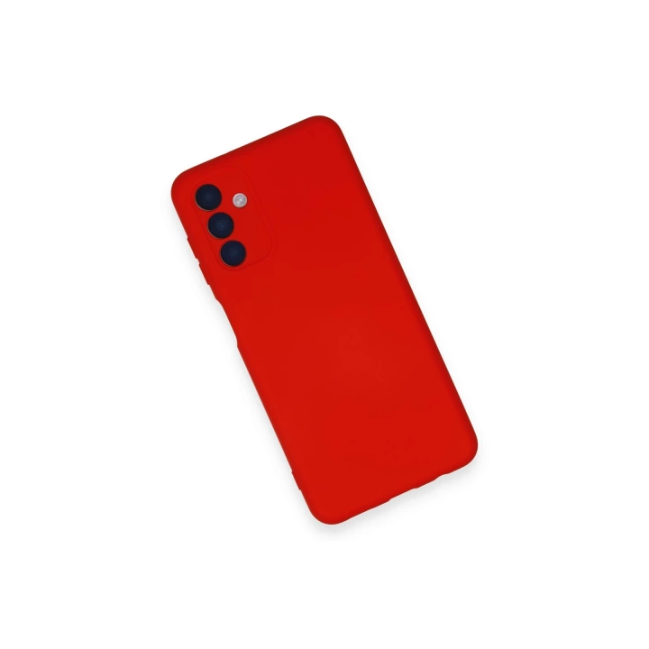 BFS  Samsung Galaxy A14 4G Kılıf Nano içi Kadife Silikon - Kırmızı
