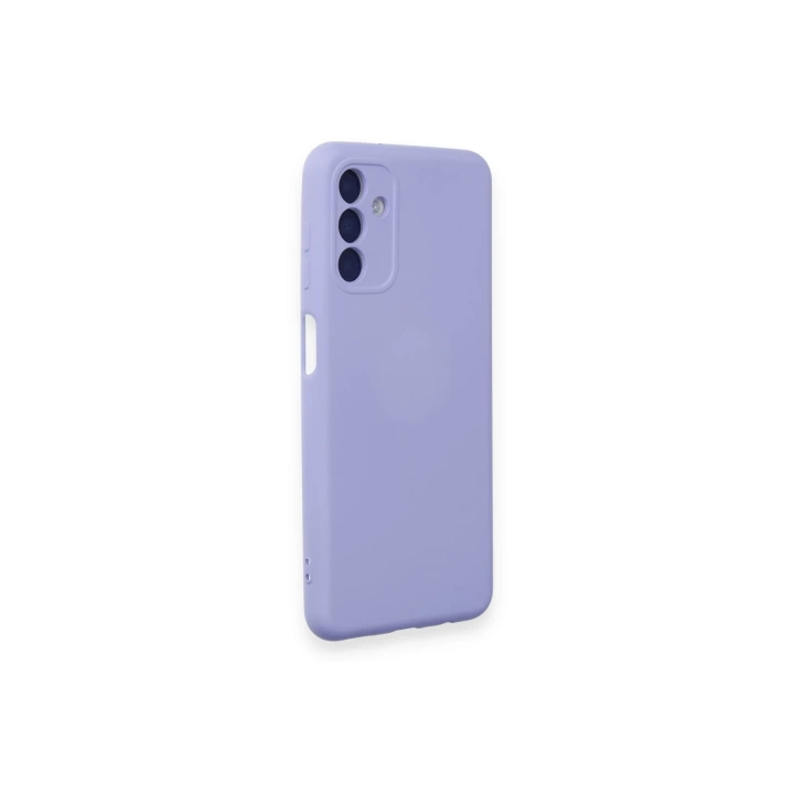 BFS  Samsung Galaxy A14 4G Kılıf Nano içi Kadife Silikon - Lila