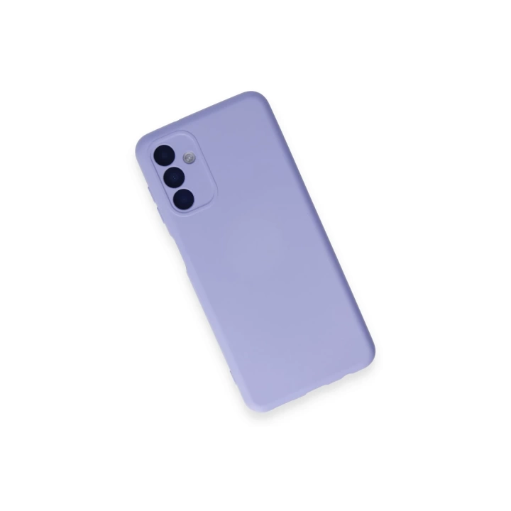BFS  Samsung Galaxy A14 4G Kılıf Nano içi Kadife Silikon - Lila