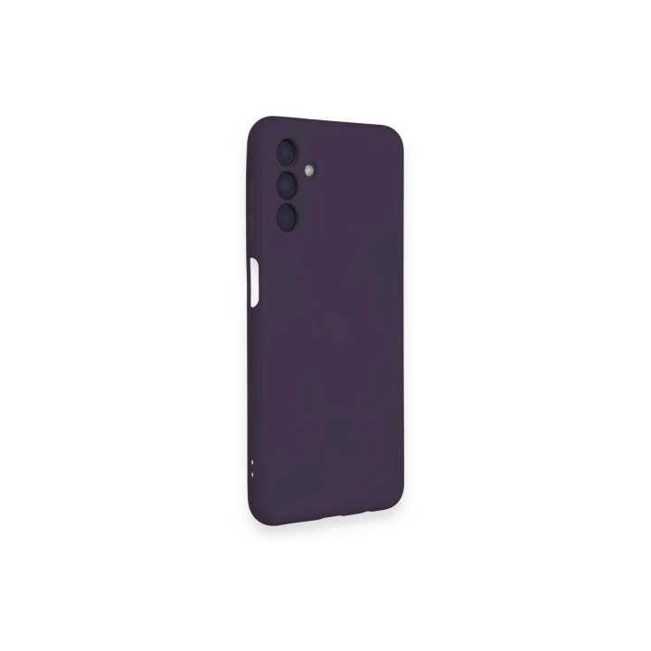 BFS  Samsung Galaxy A14 4G Kılıf Nano içi Kadife Silikon - Mor
