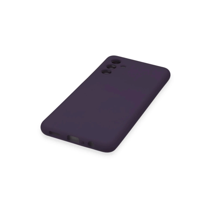 BFS  Samsung Galaxy A14 4G Kılıf Nano içi Kadife Silikon - Mor