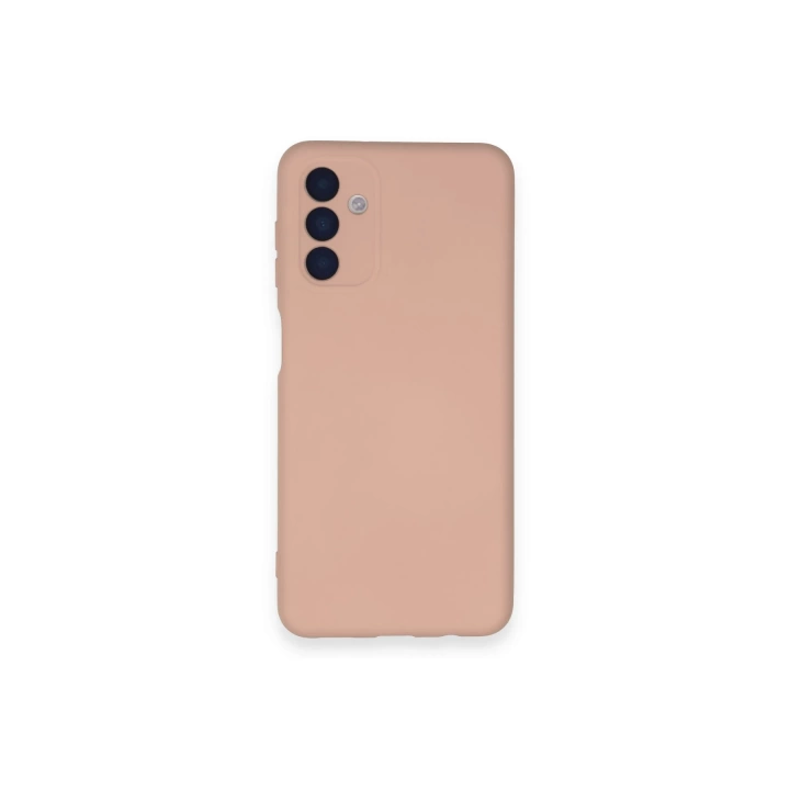 BFS  Samsung Galaxy A14 4G Kılıf Nano içi Kadife Silikon - Pudra