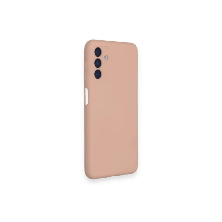 BFS  Samsung Galaxy A14 4G Kılıf Nano içi Kadife Silikon - Pudra
