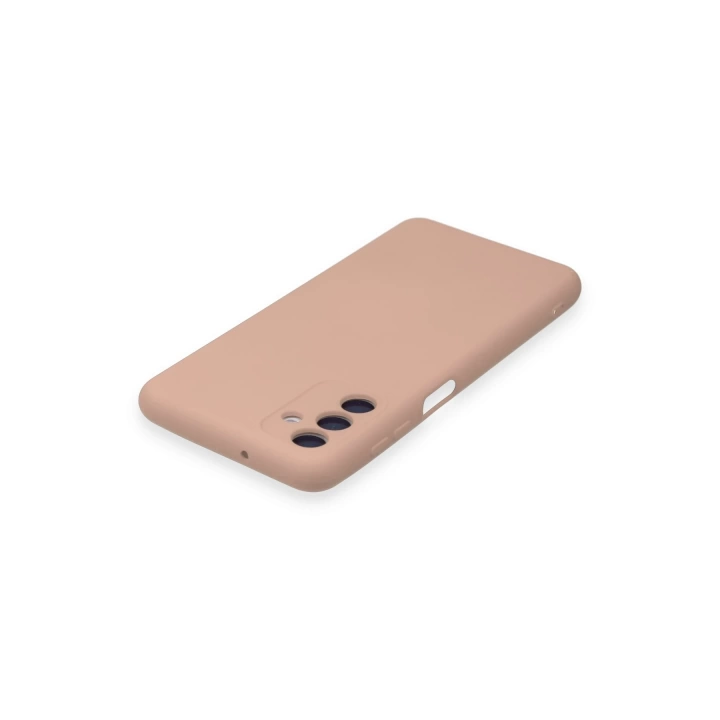 BFS  Samsung Galaxy A14 4G Kılıf Nano içi Kadife Silikon - Pudra
