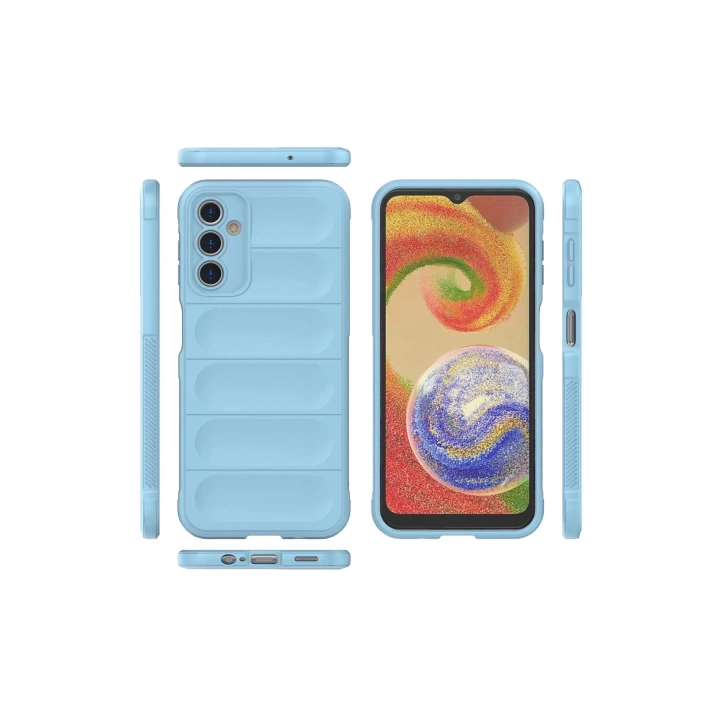 BFS  Samsung Galaxy A14 4G Kılıf Optimum Silikon - Sky Blue