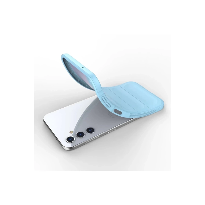 BFS  Samsung Galaxy A14 4G Kılıf Optimum Silikon - Sky Blue
