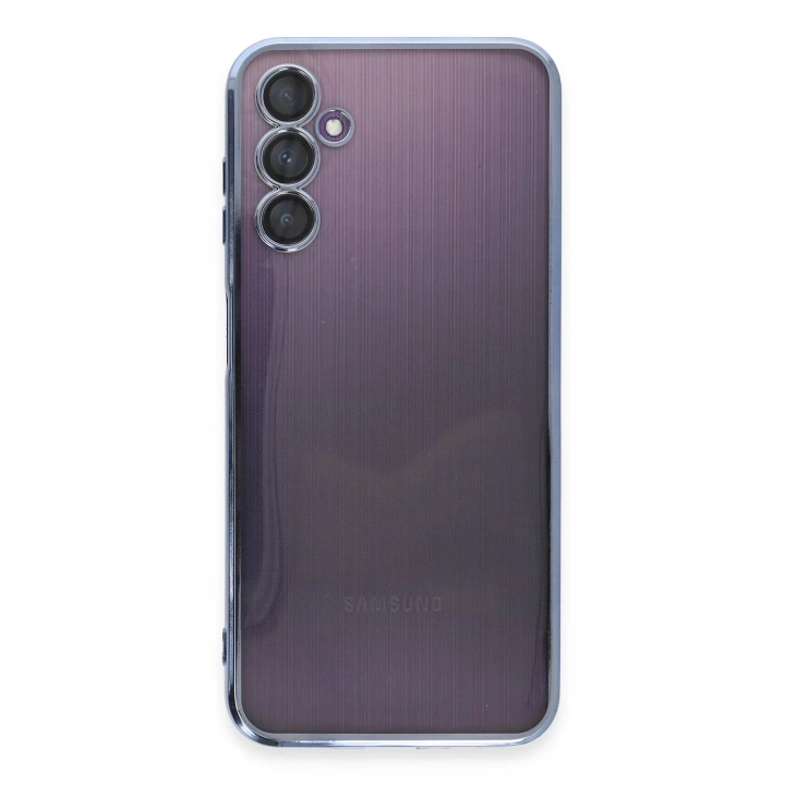 BFS  Samsung Galaxy A14 4G Kılıf Razer Lensli Silikon - Açık Mavi