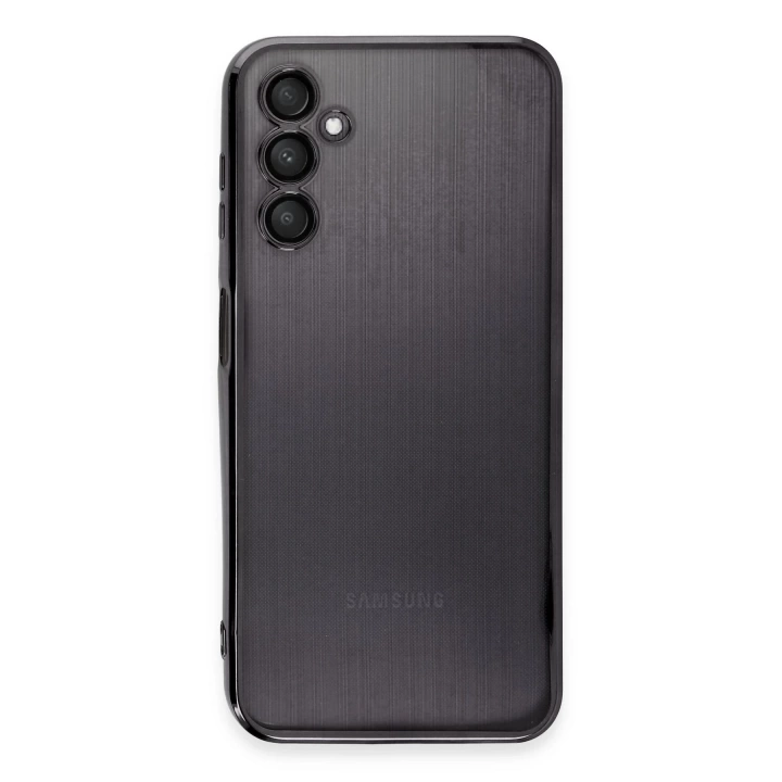BFS  Samsung Galaxy A14 4G Kılıf Razer Lensli Silikon - Siyah