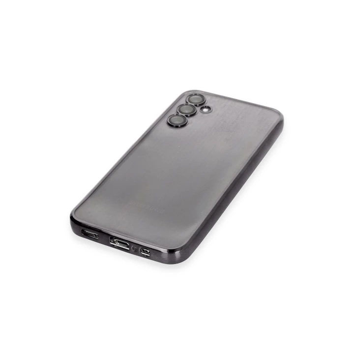 BFS  Samsung Galaxy A14 4G Kılıf Razer Lensli Silikon - Siyah