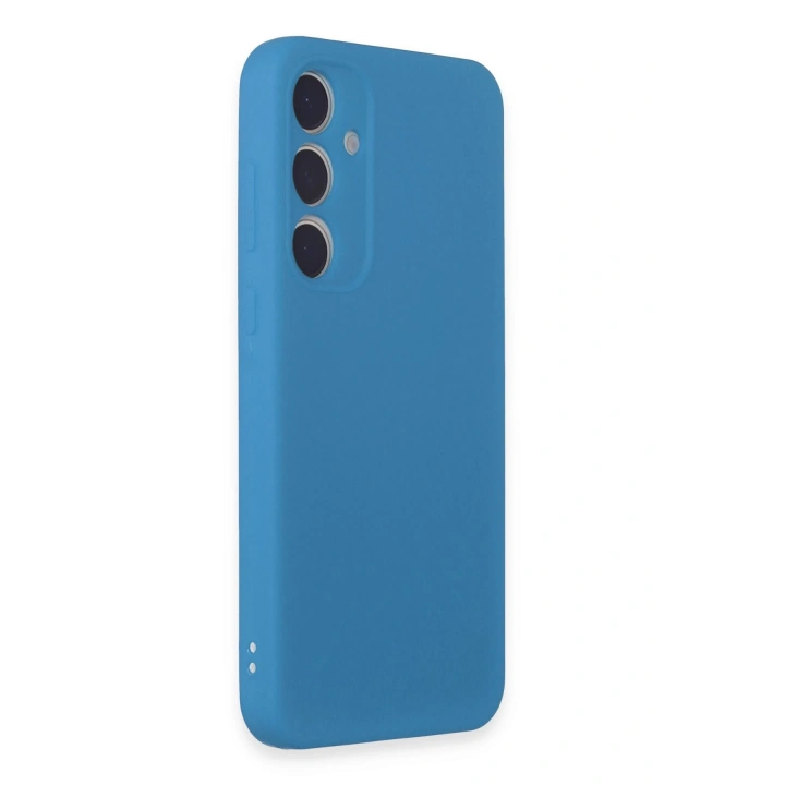 BFS  Samsung Galaxy A15 4G Kılıf First Silikon - Mavi