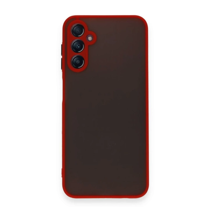 BFS  Samsung Galaxy A15 4G Kılıf Montreal Silikon Kapak - Kırmızı