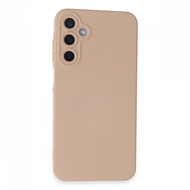 BFS  Samsung Galaxy A15 4G Kılıf Nano içi Kadife Silikon - Pudra