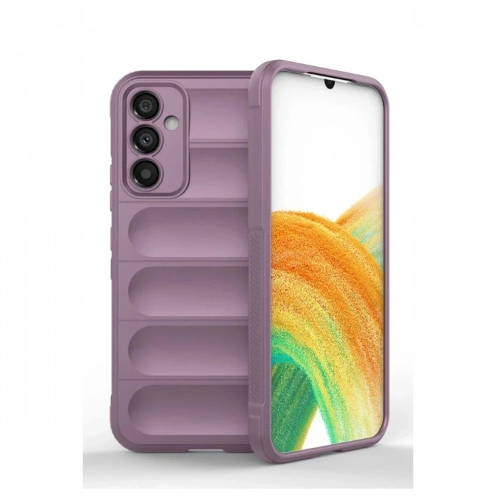 BFS  Samsung Galaxy A15 4G Kılıf Optimum Silikon - Mor