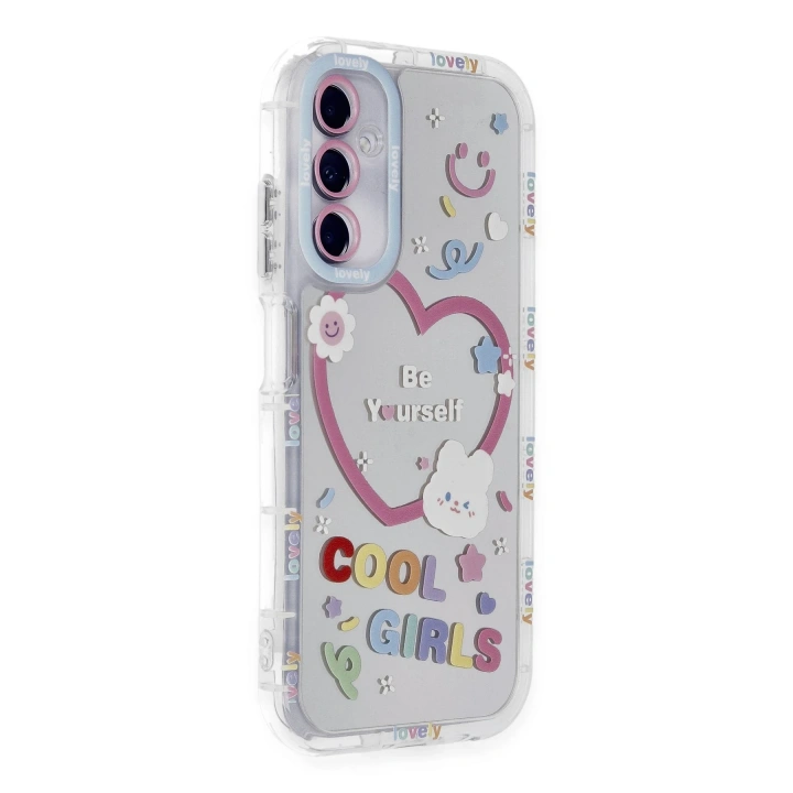 BFS  Samsung Galaxy A15 4G Kılıf Reflexion Desenli Kapak - Desen 1