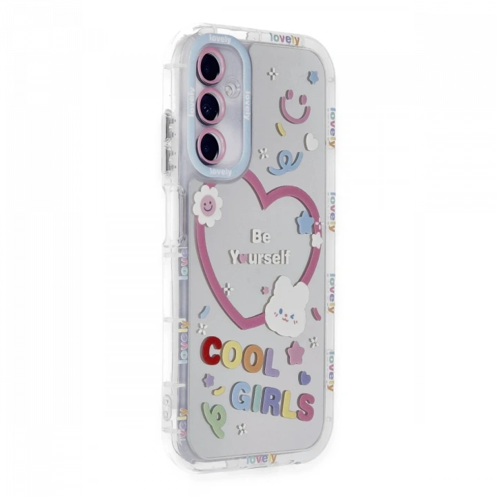 BFS  Samsung Galaxy A15 4G Kılıf Reflexion Desenli Kapak - Desen 1