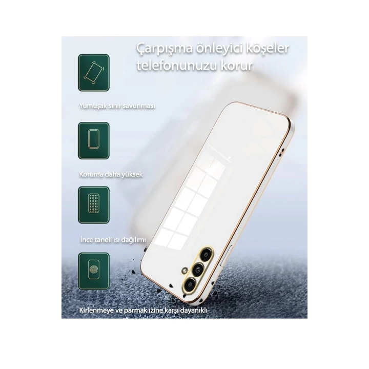 BFS  Samsung Galaxy A15 4G Kılıf Volet Silikon - Pembe