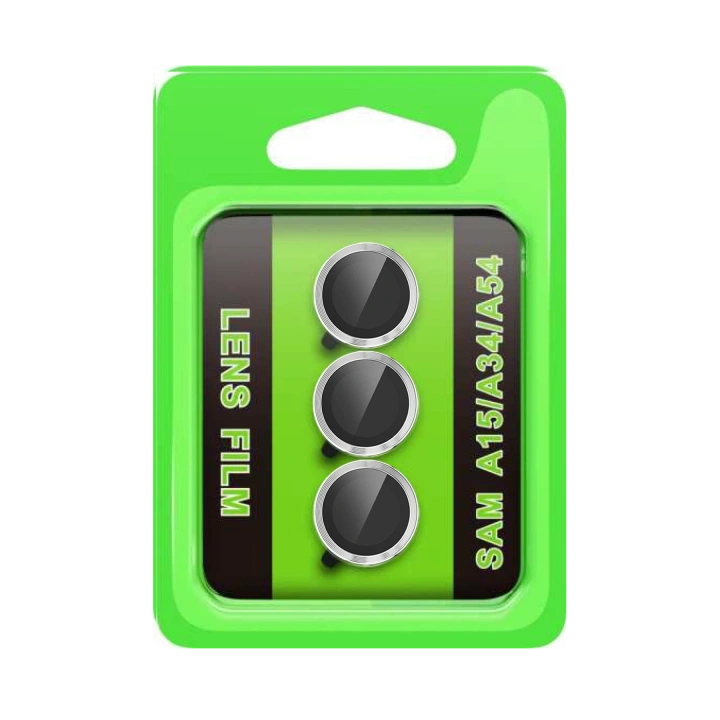 BFS  Samsung Galaxy A15 4G Raze Metal Kamera Lens - Gümüş