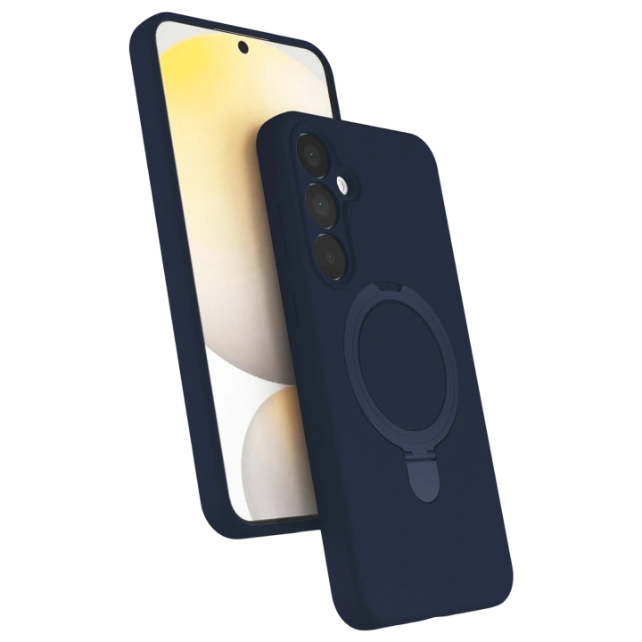 BFS  Samsung Galaxy A15 4G Regal Magsafe Standlı Kapak - Lacivert