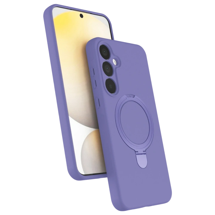BFS  Samsung Galaxy A15 4G Regal Magsafe Standlı Kapak - Lila