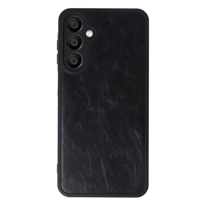 BFS  Samsung Galaxy A16 5G Kılıf Aras Deri Kapak - Siyah