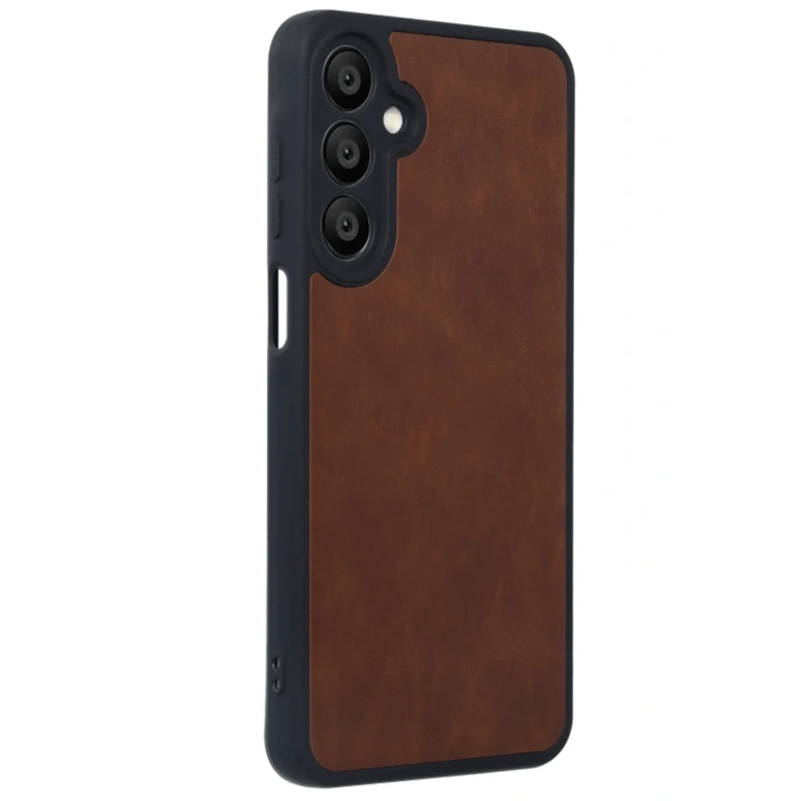 BFS  Samsung Galaxy A16 5G Kılıf Aras Deri Kapak - Taba