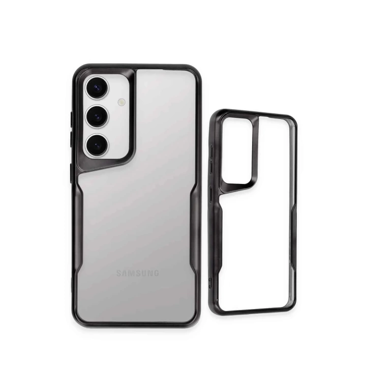 BFS  Samsung Galaxy A16 5G Kılıf Boyi Silikon Kapak - Siyah