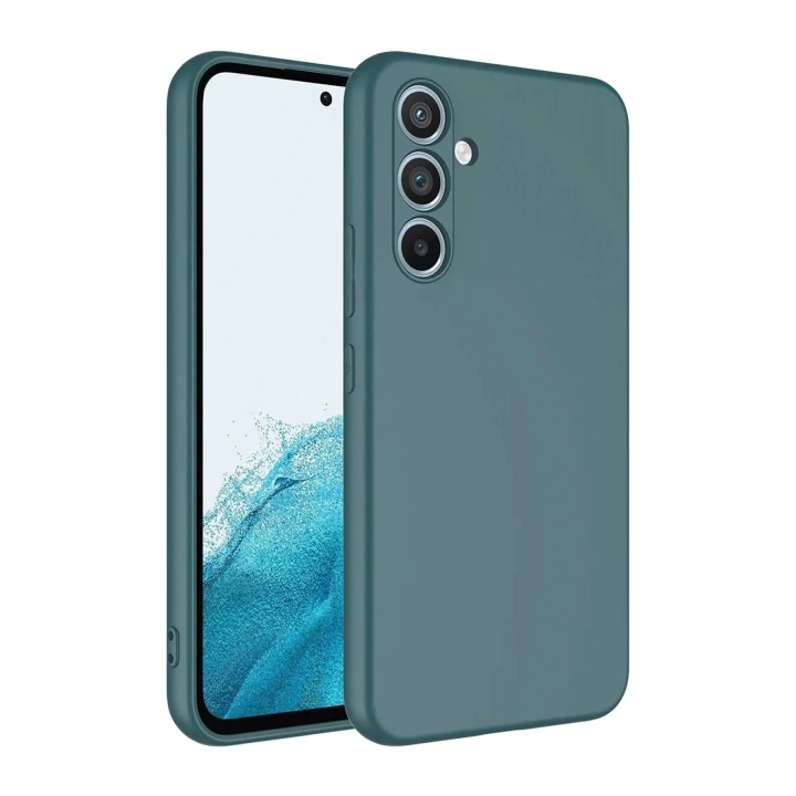 BFS  Samsung Galaxy A16 5G Kılıf First Silikon - Koyu Yeşil