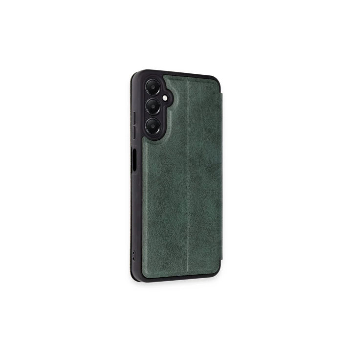 BFS  Samsung Galaxy A16 5G Kılıf Flip Cover - Koyu Yeşil