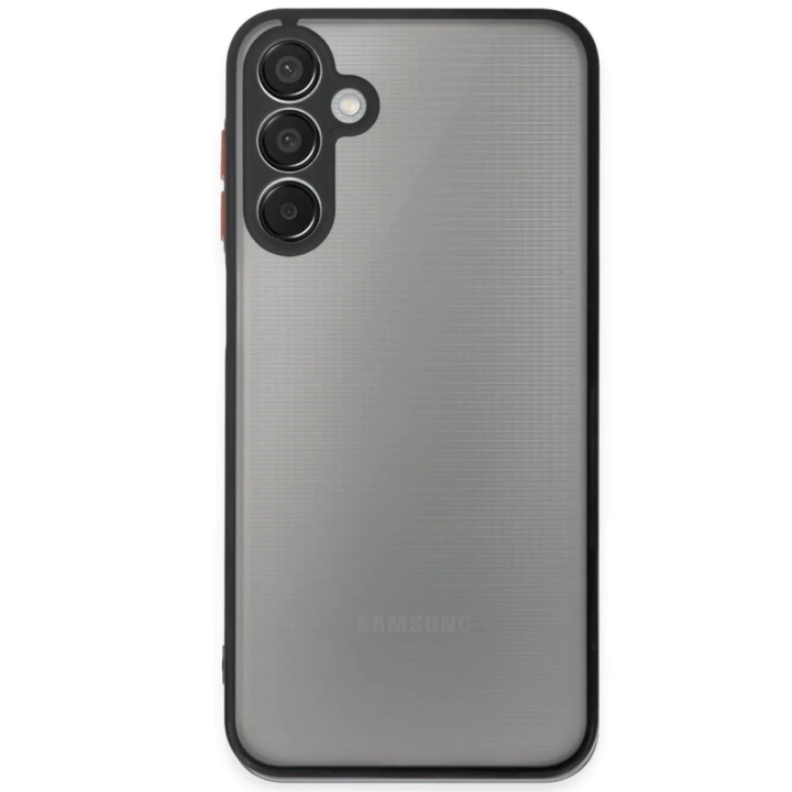 BFS  Samsung Galaxy A16 5G Kılıf Montreal Silikon Kapak - Siyah