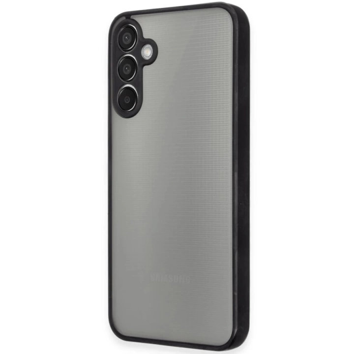 BFS  Samsung Galaxy A16 5G Kılıf Montreal Silikon Kapak - Siyah