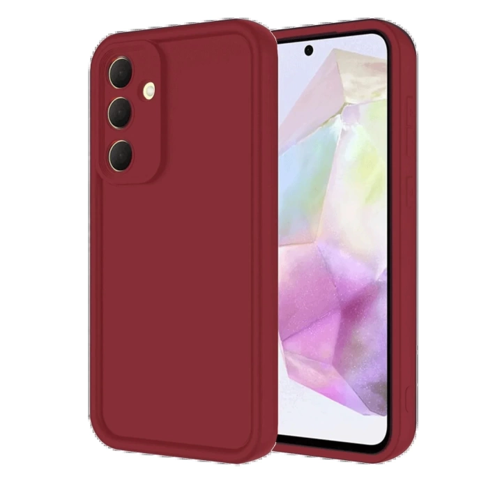 BFS  Samsung Galaxy A16 5G Kılıf Viera Silikon - Bordo