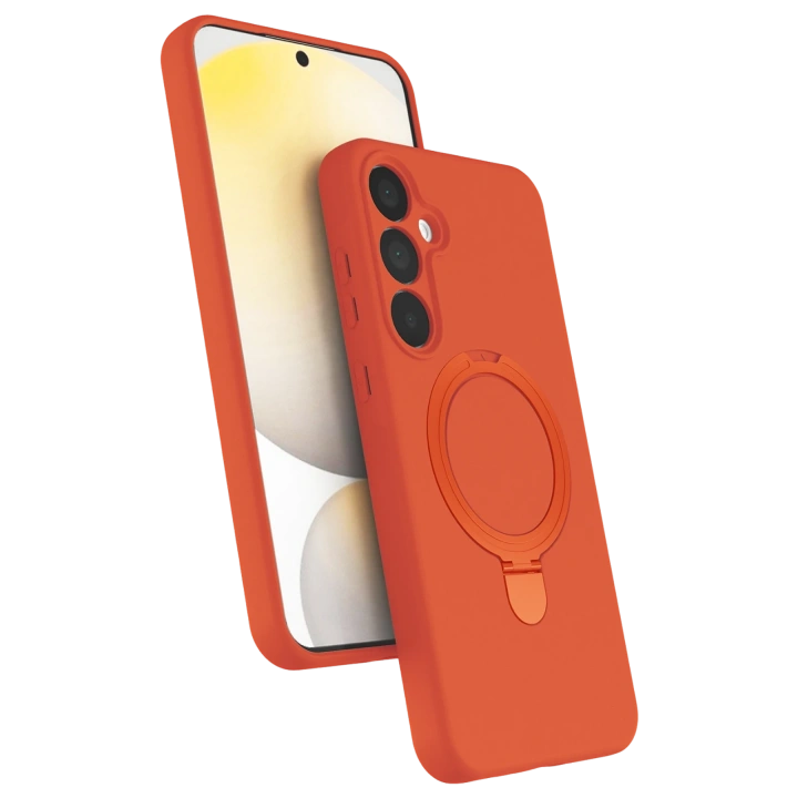 BFS  Samsung Galaxy A16 5G Regal Magsafe Standlı Kapak - Turuncu