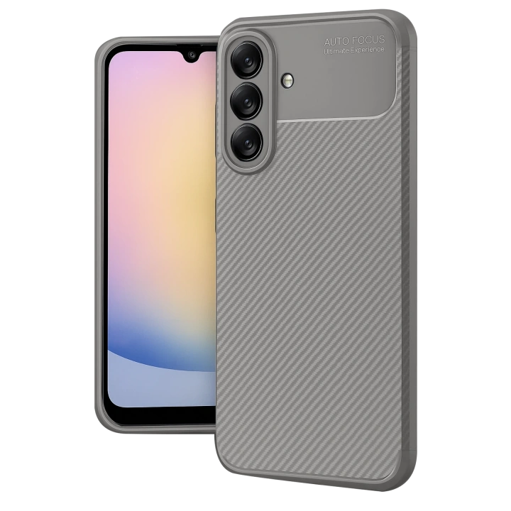 BFS  Samsung Galaxy A17 5G Auto Focus Karbon Kapak - Gri