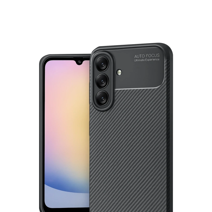 BFS  Samsung Galaxy A17 5G Auto Focus Karbon Kapak - Siyah