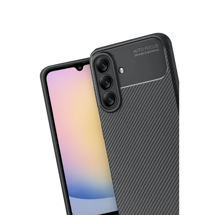 BFS  Samsung Galaxy A17 5G Auto Focus Karbon Kapak - Siyah