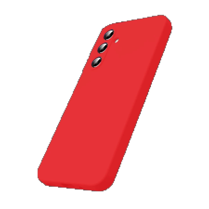 BFS Samsung Galaxy A17 5G Nano içi Kadife Silikon - Kırmızı