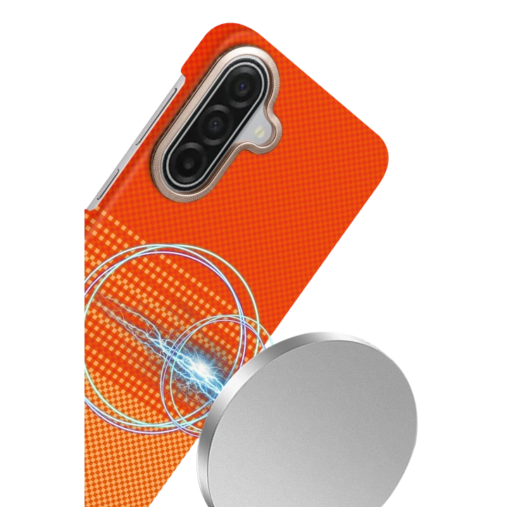 BFS  Samsung Galaxy A17 5G Vega Magsafe Kapak - Sarı